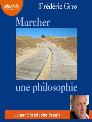 cover image of Marcher, une philosophie